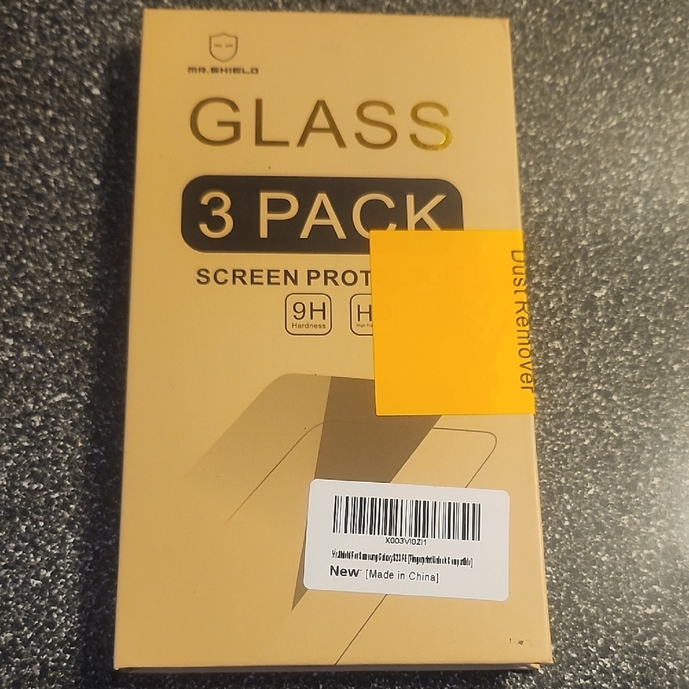 Mr. Shield Glass Screen Protector 3 Pack For SAMSUNG S23 FE NWT New In The Box
